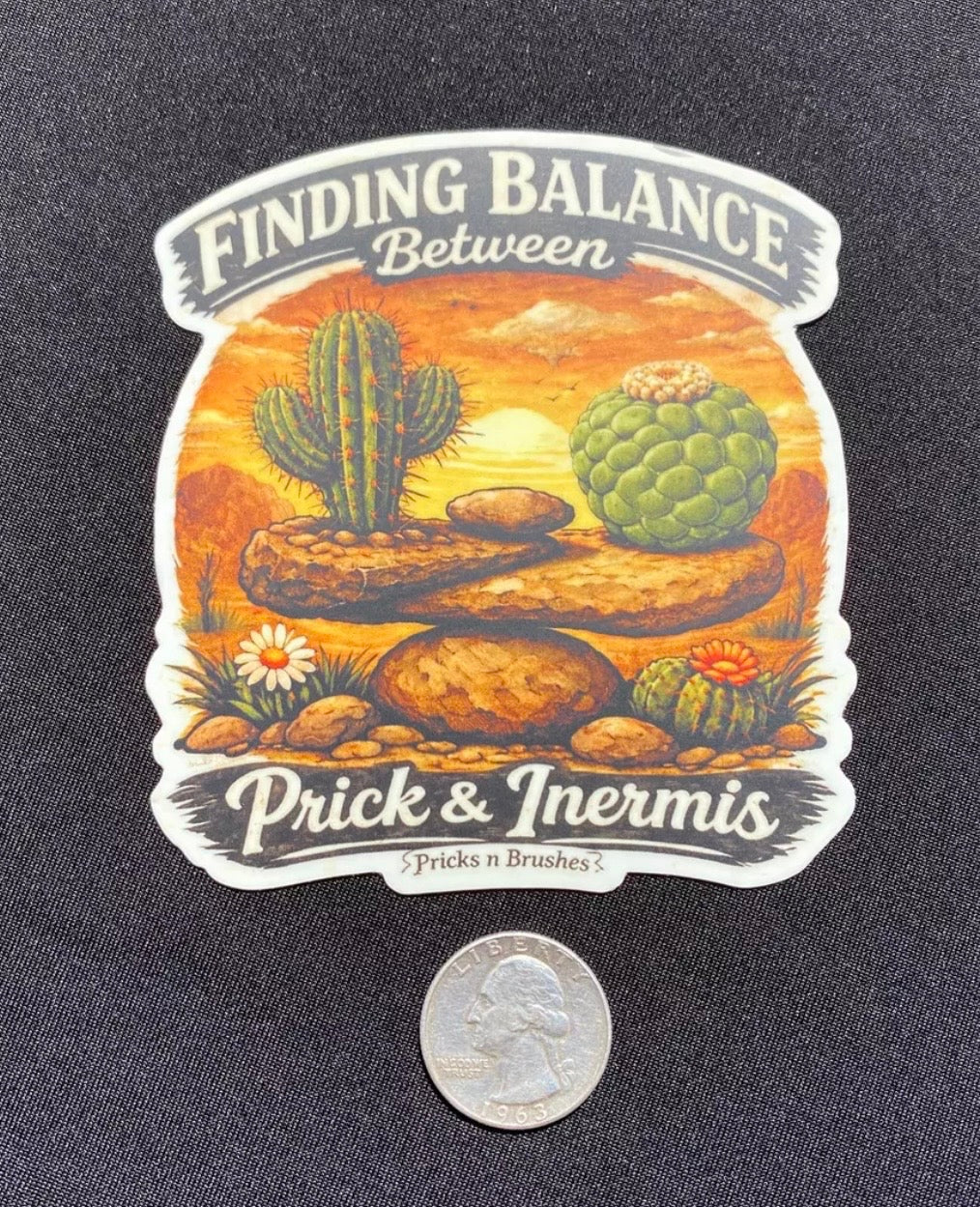 Finding Balance Vinyl Sticker