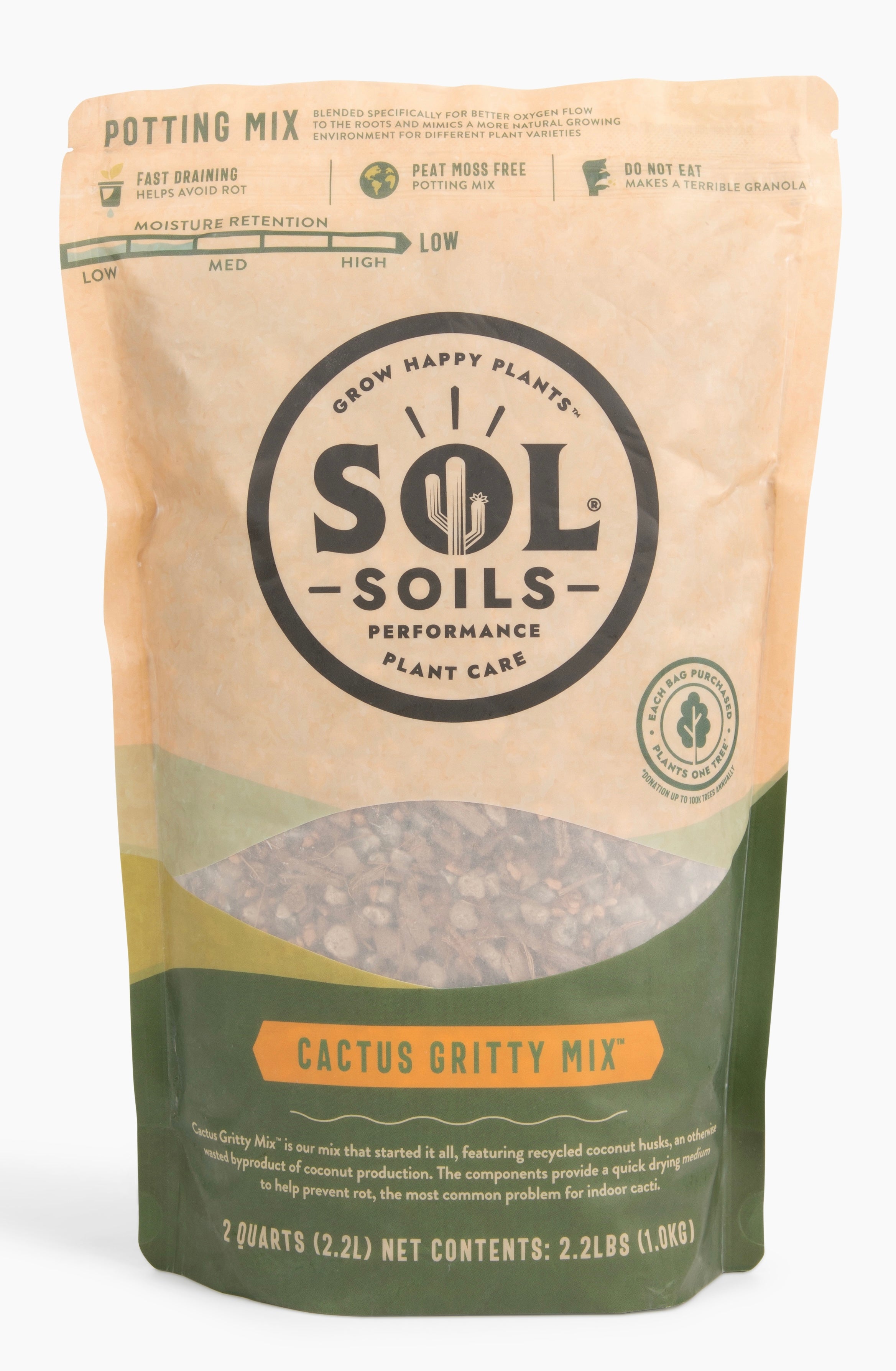 Sol Soil - Cactus Gritty Mix - 2 Quart