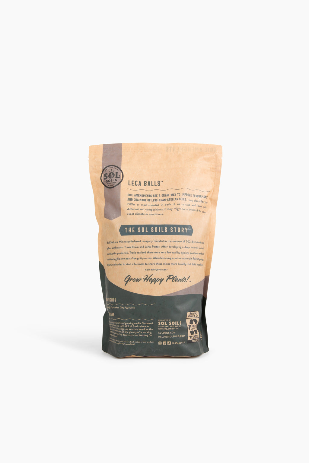 Sol Soil - LECA Balls - 2 Quart