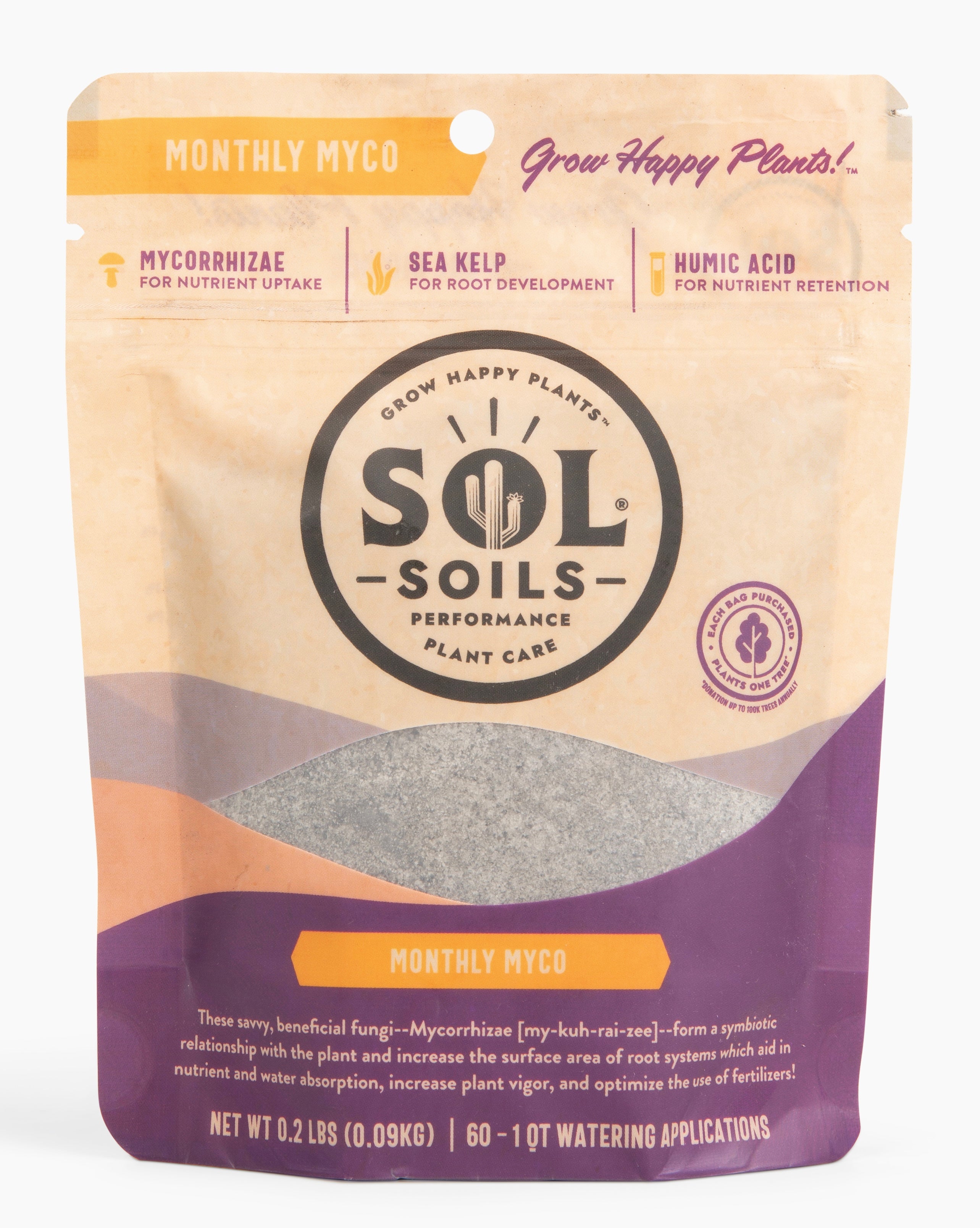 Sol Biotics Monthly Myco - Mycorrhizal Fungi Inoculant