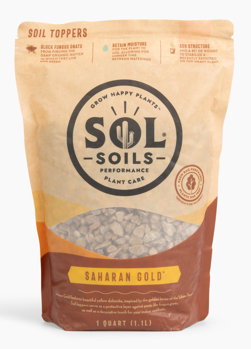 Sol Soil - Saharan Gold Topper - 1 Quart