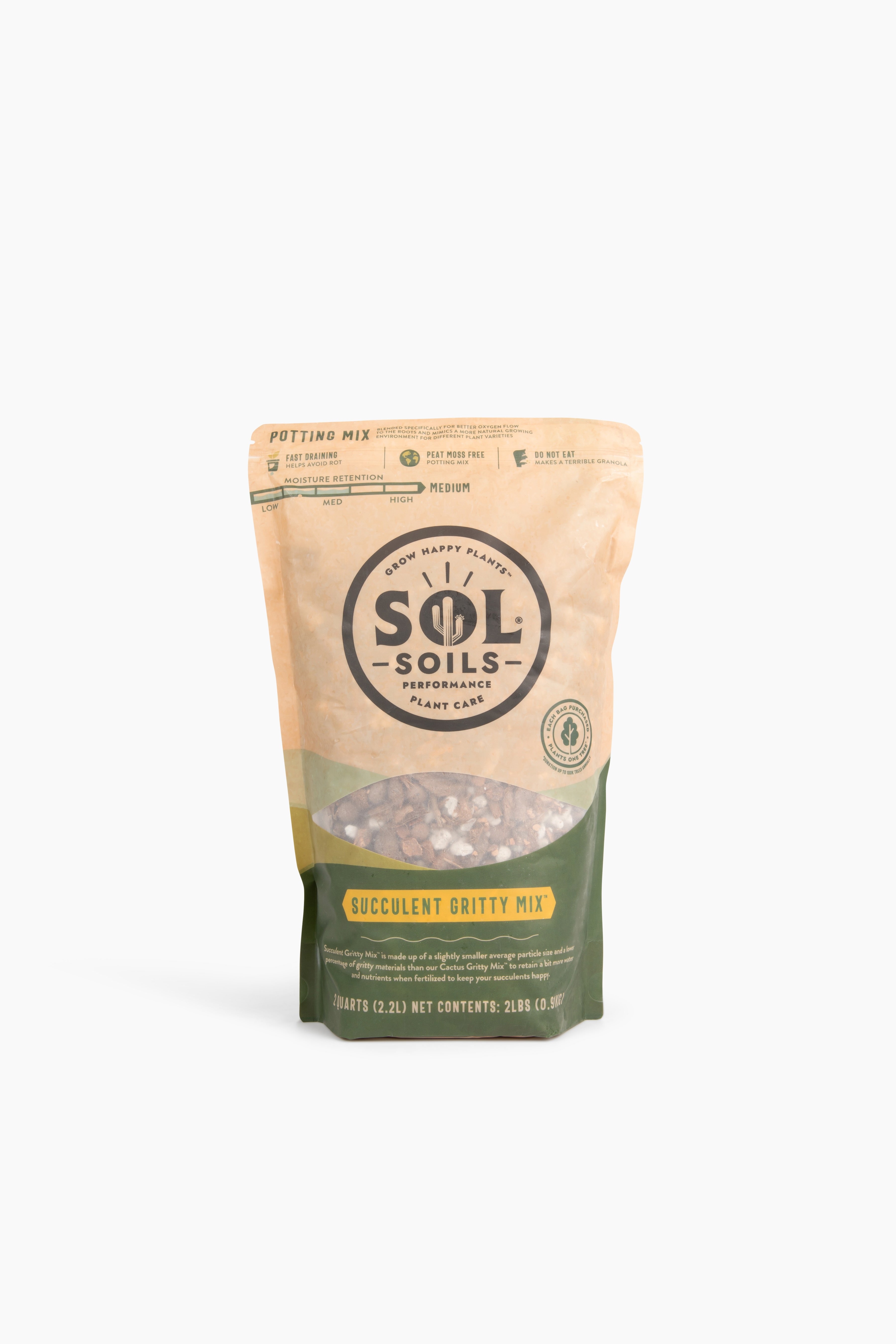 Sol Soil - Succulent Gritty Mix - 2 Quart